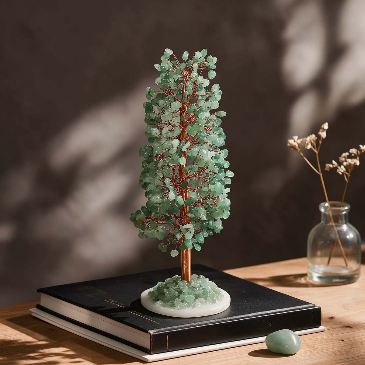 Natural Green Aventurine Crystal Tree (8")